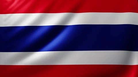 Thailand flag Video stock 326318530
