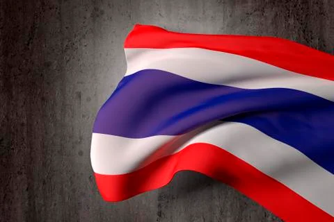 Thailand flag Stock Illustration