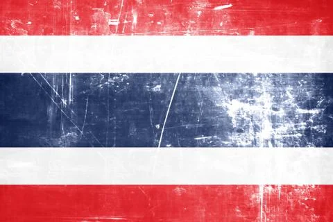 Thailand flag Stock Illustration