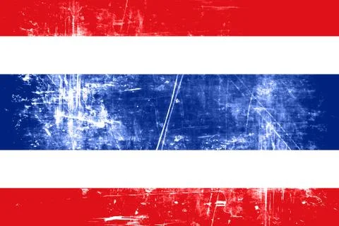 Thailand flag Stock Illustration