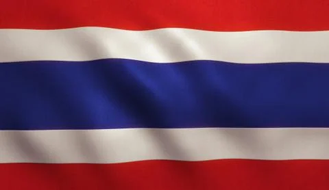 Thailand Flag Stock Illustration