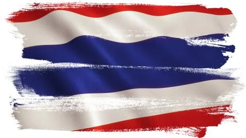 Thailand Flag Stock Illustration