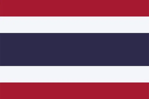 Thailand flag Stock Illustration