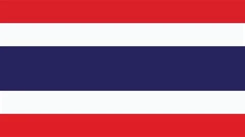 Thailand flag 스톡 일러스트