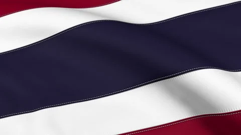 Thailand Flag Loop Video stock 241217098