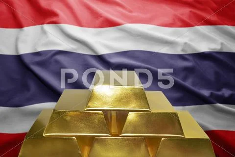 Thailand gold reserves Stock Photos