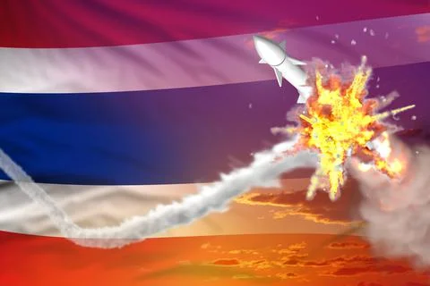 Thailand intercepted nuclear warhead Stock Illustration