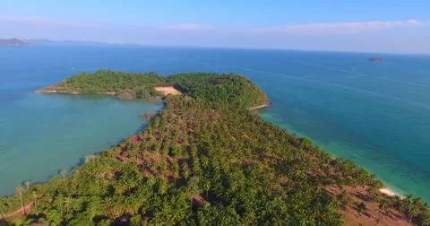 Thailand island drone phi phi Stock Footage 63376134