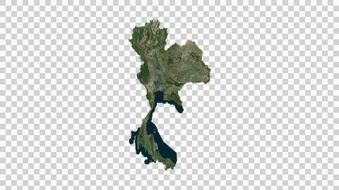 Thailand Map Stock Illustration