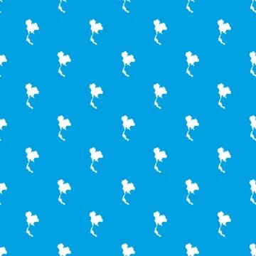 Thailand map pattern seamless blue 스톡 일러스트