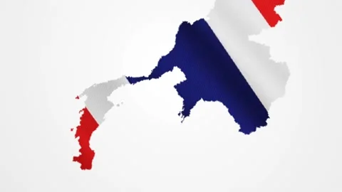Thailand Maps Flag Rotation Stock Footage 197072933