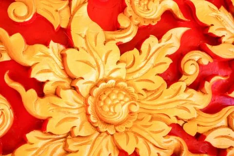 Thailand Pattern for a background image. Stock Photos