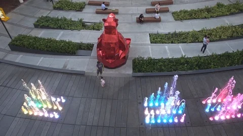 Thailand  public space Vídeo Stock 100662749