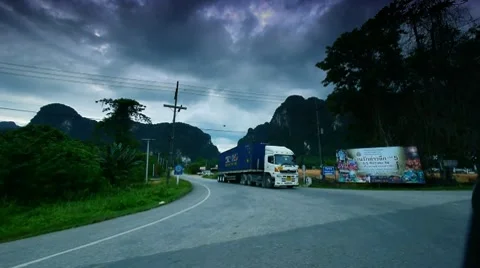 Thailand roads 6 Stock Footage 10803786