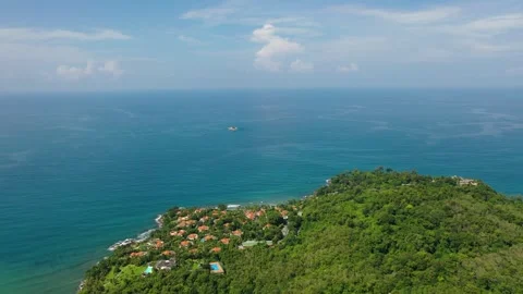 THAILAND Slayan Beach pan left to right Stock Footage 301348949