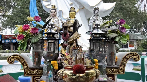 Thailand, small temple 库存影片 36558605