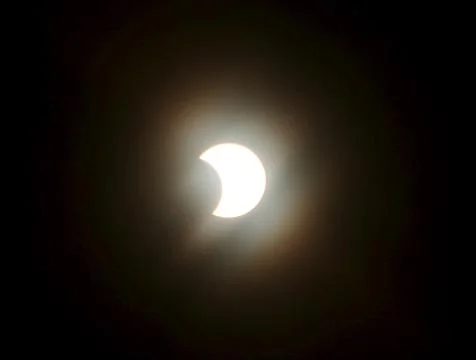 Thailand Solar Eclipse - Jan 2009 Stock Photos