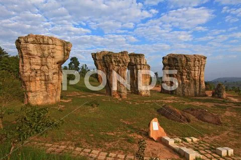 Thailand stonehenge Stock Photos