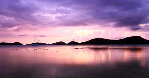 Thailand sunset Stock Photos