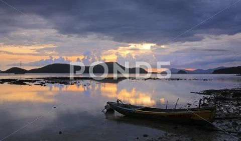 Thailand sunset Stock Photos