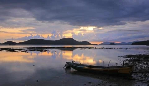 Thailand sunset Stock Photos