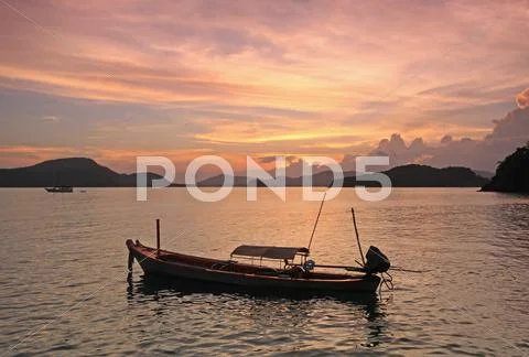 Thailand sunset Stock Photos