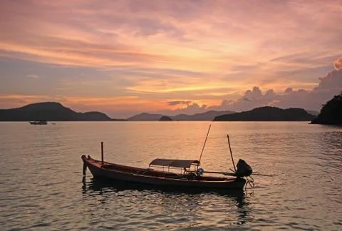 Thailand sunset Stock Photos