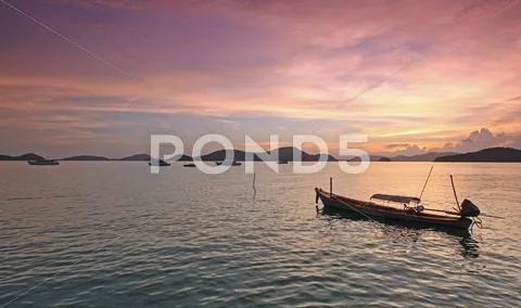 Thailand sunset Stock Photos
