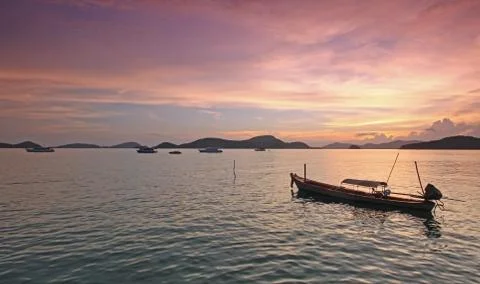 Thailand sunset Stock Photos