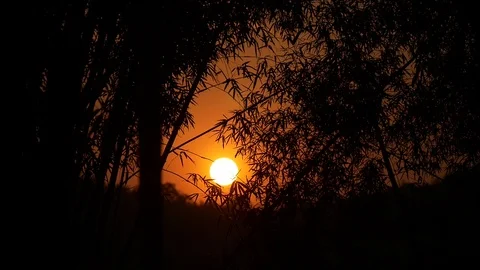 Thailand Sunset Time Lapse Video stock 86472309