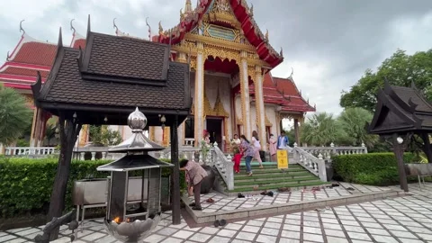 Thailand. Temple. Buddha Stock Footage 220547634