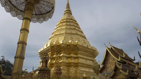 Thailand Temple Stock Footage 120545938