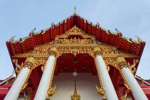 Thailand temple texture and pattern Stock Photos
