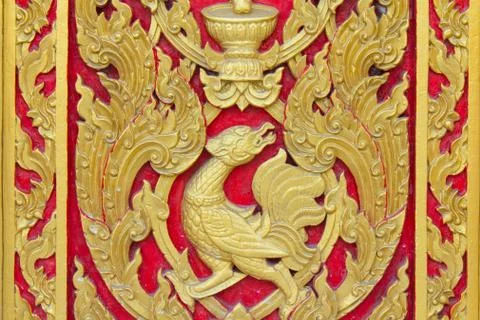 Thailand temple texture and pattern Stock Photos