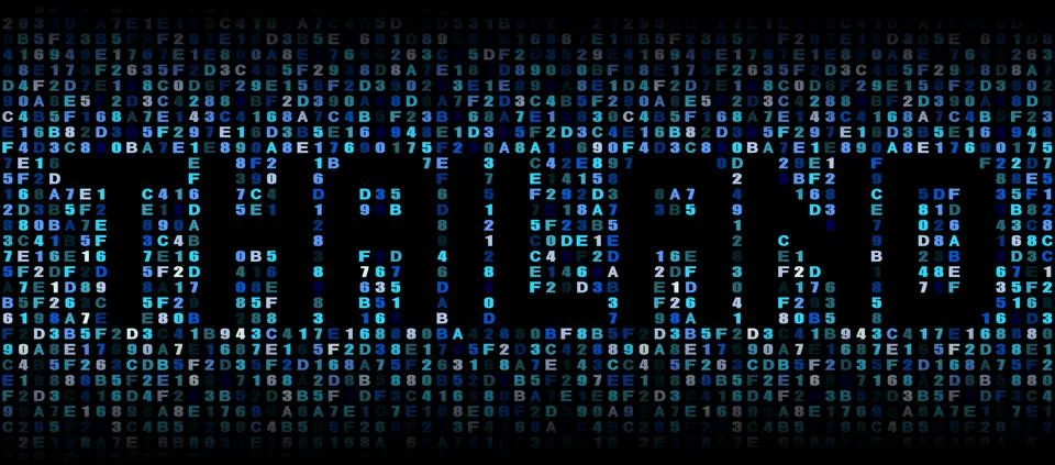 Thailand text on hex code illustration Stock Illustration