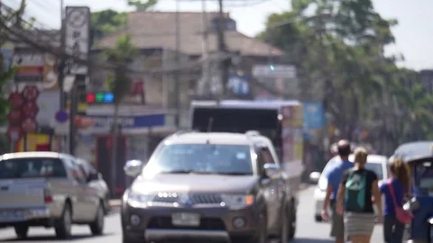 Thailand Traffic Video stock 86852683