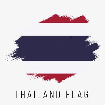 Thailand Vector Flag. Thailand Flag for Independence Day Stock Illustration