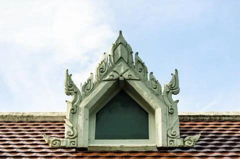 Thailand window 03 Stock Photos