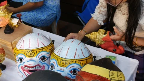 Thailand’s Handmade craft Video stock 106938425
