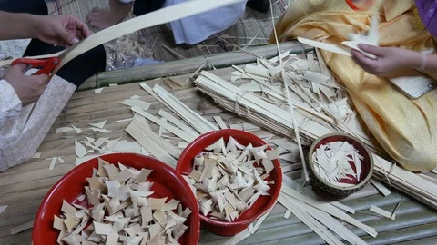 Thailand’s Handmade craft / souvenir Video stock 107722437