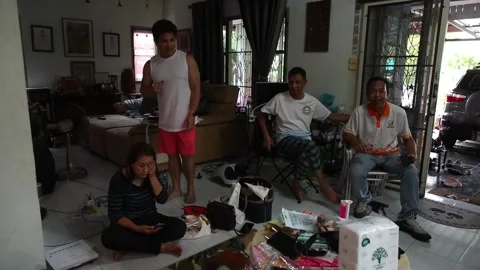 Thailand's homosexuality struggles between acceptance, rights recognition, Bangk Video stock 204160831