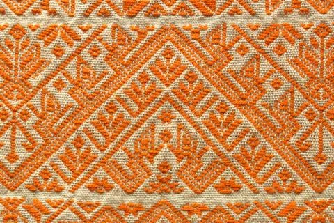 Thailand's patterned silk looked as delicate and beautiful. Foto stock