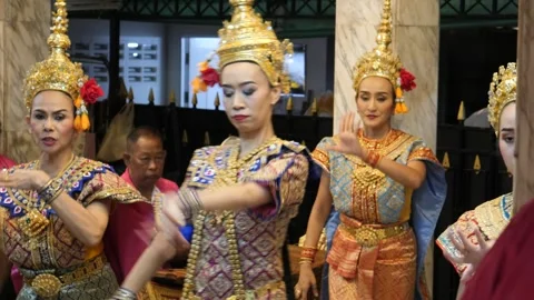 Thailand’s Traditional Dance Stock Footage 258102113