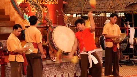 Thailand’s Traditional drummers Stock-Footage 120547091