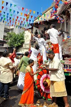 Thaipusam procession Stock Photos