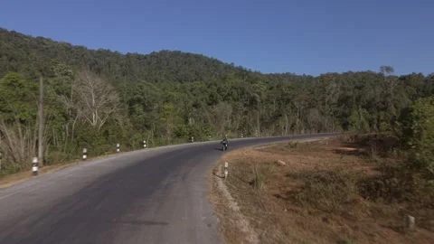 Thakhek Loop Riding Stock Footage 333484895