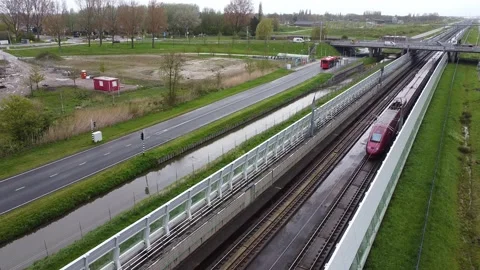 Thalys at high speed Video stock 244917561