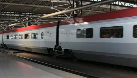 Thalys highspeed train Stock Footage 10816806