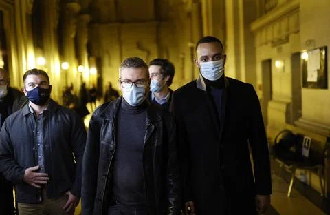 Thalys train attack trial in Paris, France - 19 Nov 2020 Stock Photos