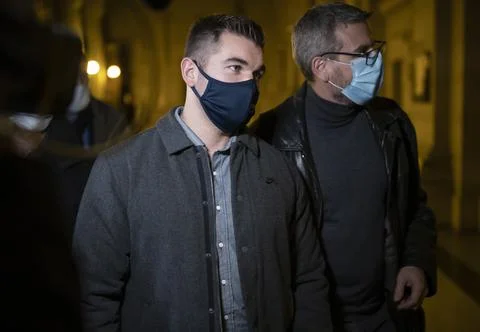 Thalys train attack trial in Paris, France - 19 Nov 2020 Foto stock